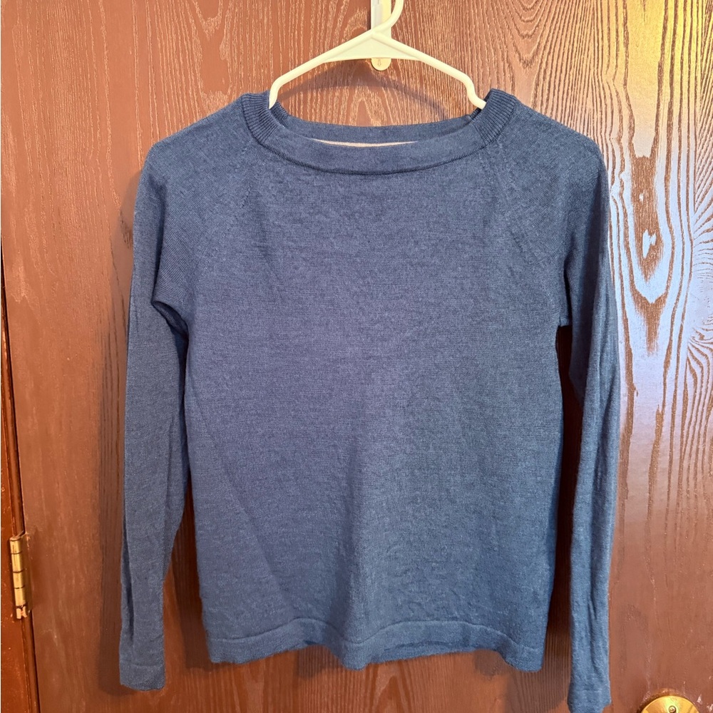 Banana Republic Factory Blue Crew Neck Sweater